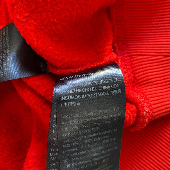 Brand New Tommy Hilfiger Red Sweater with Embroidered Logo - Picture 13 of 14